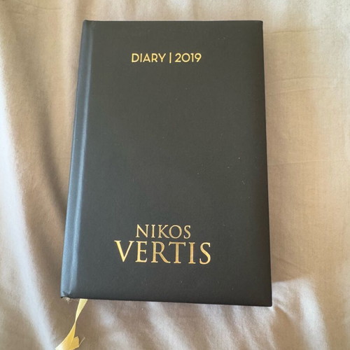 Nikos Vertis Collectible Diary 2019 unused