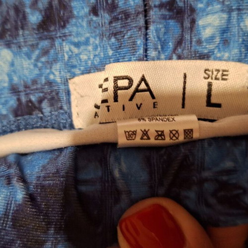 Leggings athletic like new, blue, size L
