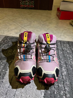 Salomon SPEEDCROSS 3 χαμηλά sneakers γυναικεία μεταχειρισμένα Gore-Tex μωβ