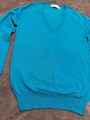 ZARA basic thin pullover size XL like new, blue