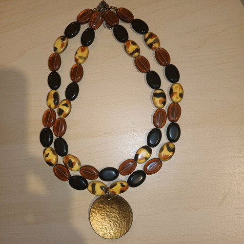Necklaces like new, pack of 3, handmade and ALEXI ANDRIOTI