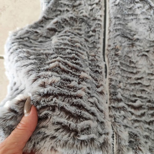 Girls' fur vest Orchestra like new, size 10, gray white