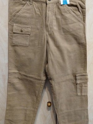 Prenatal cargo trousers for boys 9-11 years, new, beige