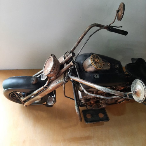 Metal Chopper Style Handmade Motorcycle 55cm used