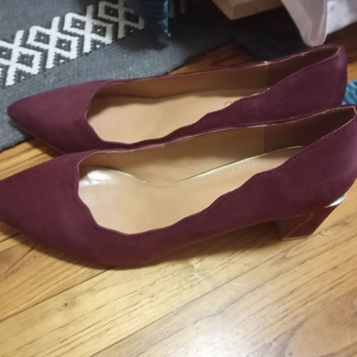 Celestino burgundy pumps new size 40 with 5-6 cm heel