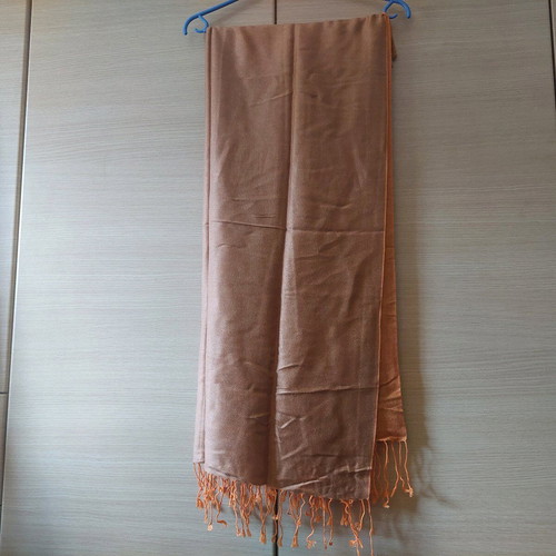Pashmina orange 70% pashmina 30% silk like new