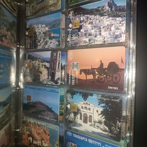 Collectible phone cards like new, pack of 90 pieces