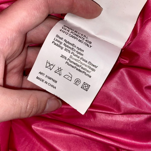 Blumarine puffer jacket new fuchsia color Blugirl