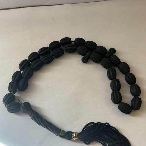 Black Komboloi handmade, like new