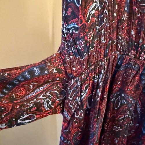 Compania Fantastica dress with paislay design like new size M 38 10