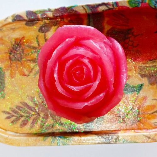 Handmade Rose-Shaped Decorative Aromatic Soap for Home