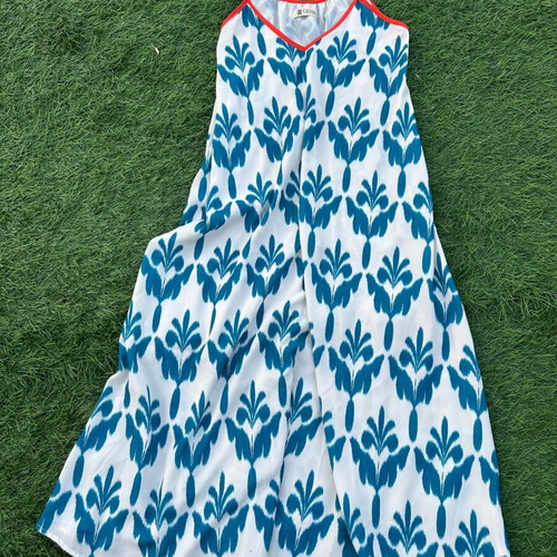 Karavan Tati dress, white and blue