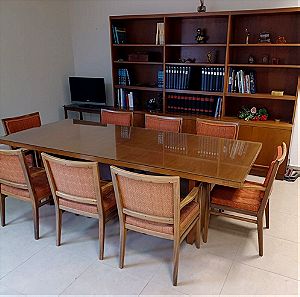 Τραπέζι συνεδριάσεων Βαράγκης με 8 καρέκλες