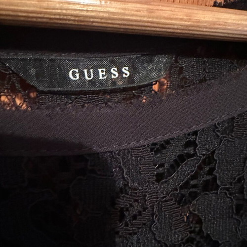 Guess dress XS black with beige lining like new