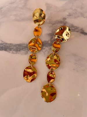 Dangling Earrings New Stainless Steel Gold Color