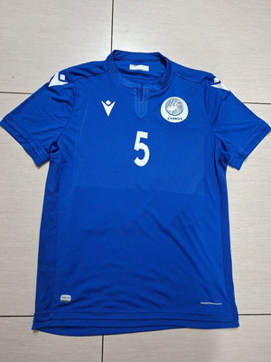 Cyprus official friendly match worn jersey, size XL