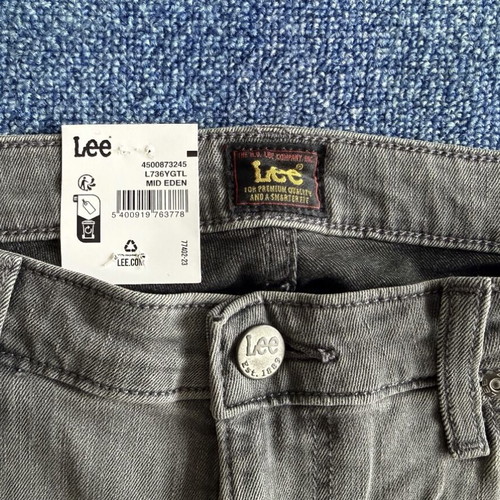 Lee Malone Skinny Fit Jeans new, men's gray, size 31