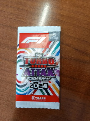 Topps Turbo Attax Formula 1 2024 promo packet και πακέτο 10 καρτών καινούργιο
