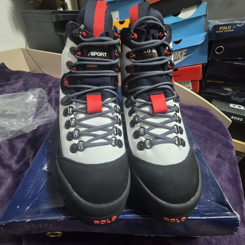 Polo Ralph Lauren Polo Sprt HK-SK HTL boots size 42, white