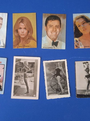 Antique stickers used, pack of 22 pieces
