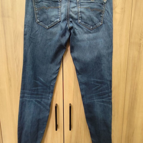 Diesel Cherish slim-skinny low rise vintage jeans, blue