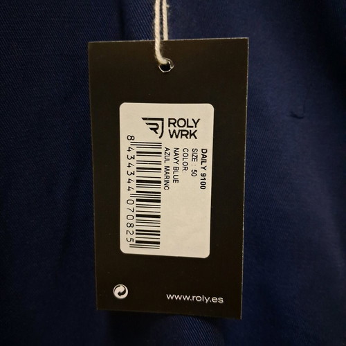 Roly WRK Daily 9100 work trousers new, size 50 XL, dark blue