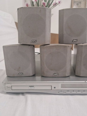 JVC 5.1 home cinema set with DVD player used