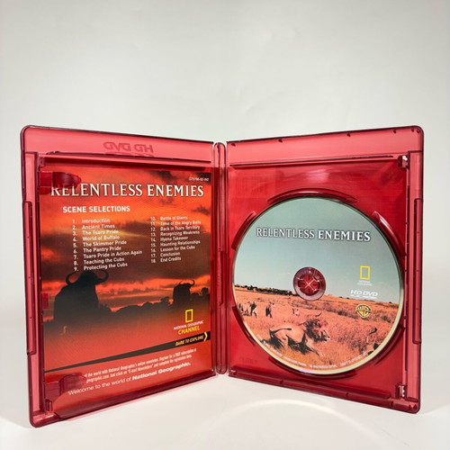 HD DVD National Geographic Relentless Enemies like new with English subtitles