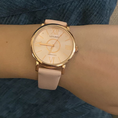 Watch pink gold used, needs battery replacement