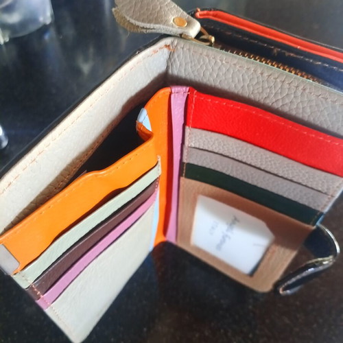 Leather large wallet