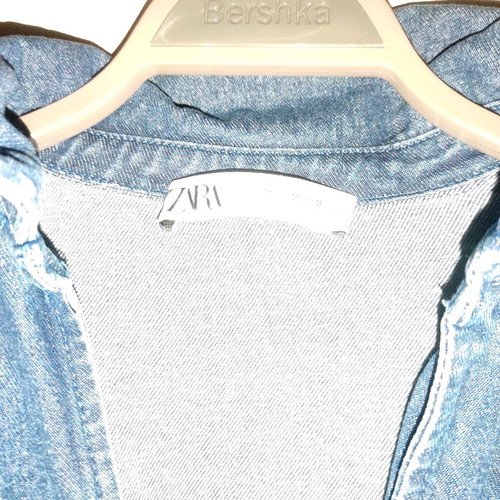 Denim dress with belt at waist like new, size M