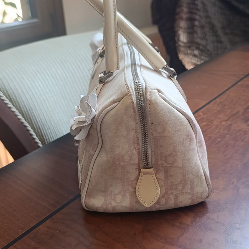 Dior Trotter Pink Bowling Bag John Galliano used