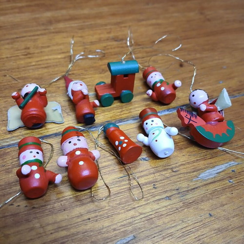 Mini Christmas ornaments used