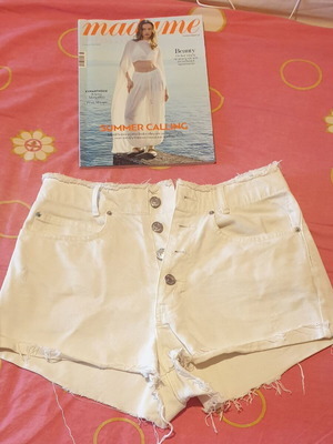Pull & Bear white shorts, size S / 36 / 8
