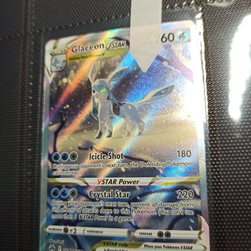 Glaceon VSTAR Crown Zenith Pokemon card, special illustration rare