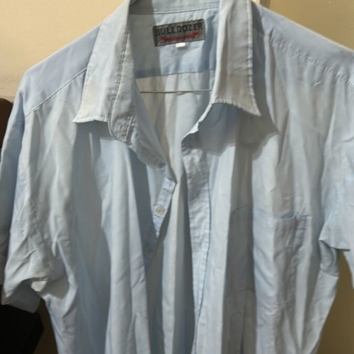 Bulldozer men's shirt XL used, blue