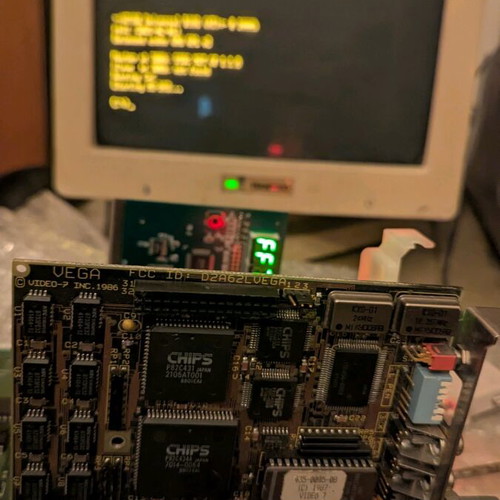 Video-7 Vega 8-Bit Video Graphics Card Adapter 256kb used