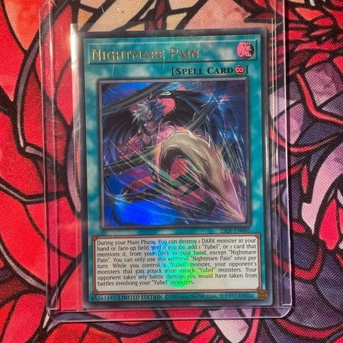 Nightmare Pain Emblazoned UR 25LP-EN005 new Yu-Gi-Oh card
