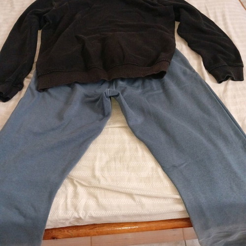 Admiral tracksuit set used, gray and blue, size M
