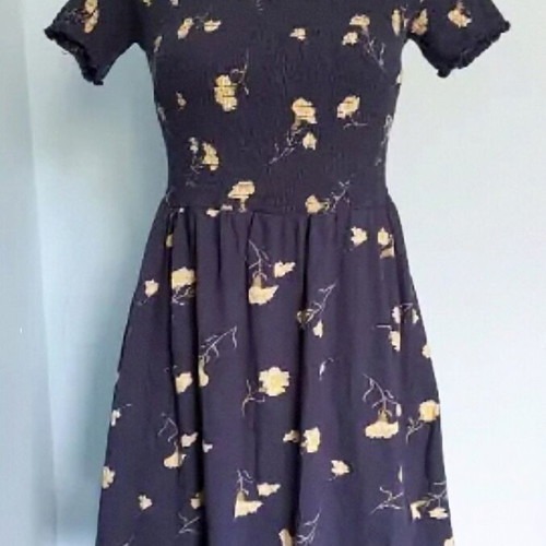 Bpc bonprix collection dress used, elastic corset and floral print