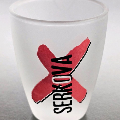 Serkova Vodka vintage shot glass 90s-00s like new