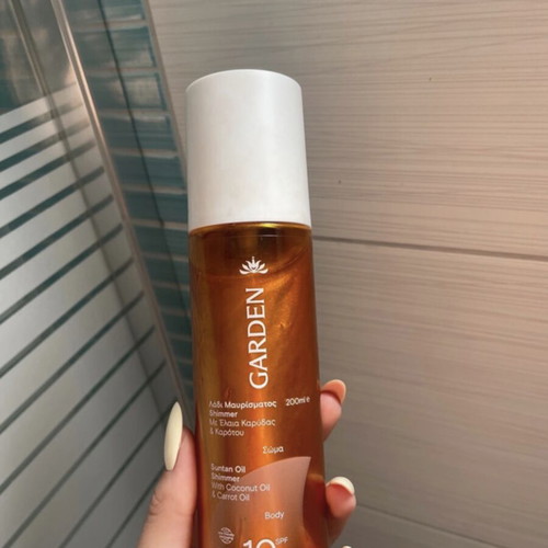 Garden suntan oil with coconut scent 200ml like new