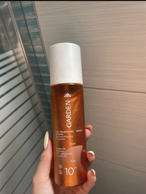 Garden suntan oil with coconut scent 200ml like new