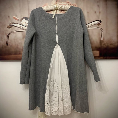 Madame Shou Shou dress with lace, like new, size large