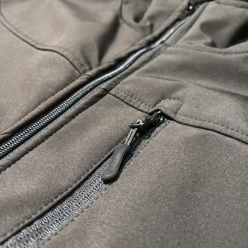 Ergo black waterproof windbreaker jacket, size S