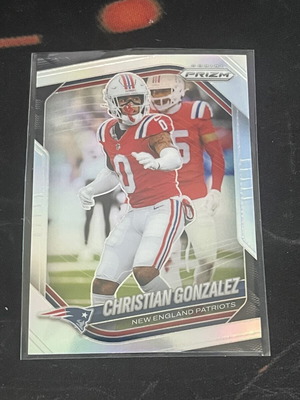 Christian Gonzalez Silver Prizm Card like new