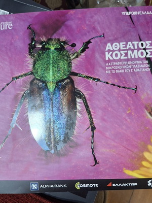 Atheatos Kosmos book, microscopic creatures photography by G. Avagianou