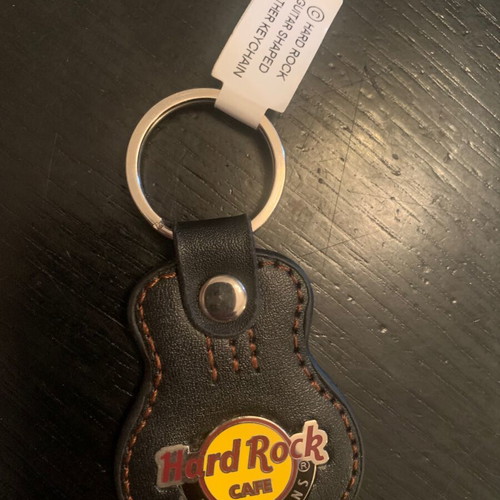 Hard Rock Cafe New Orleans leather keychain new