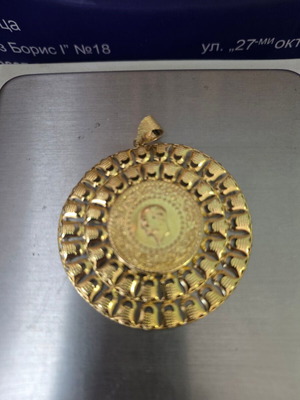 Gold pendant 7.15g new