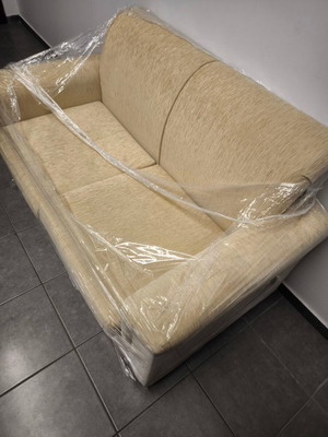 Two-seater sofa used, excellent condition